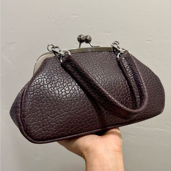 Genuine Bison Leather Handmade Vintage Style Clutch Bag, Wristlet, Crossbody - Picture 11 of 16